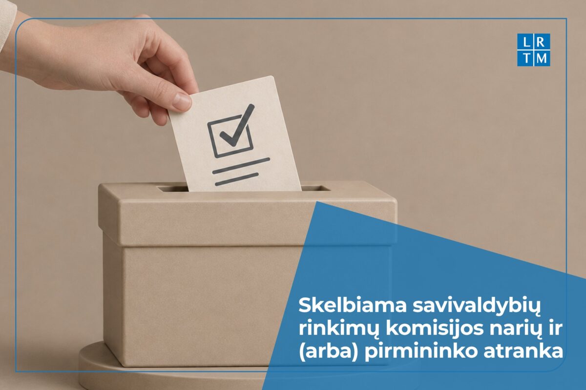 Skelbiamas rinkimų komisijos narių atranka